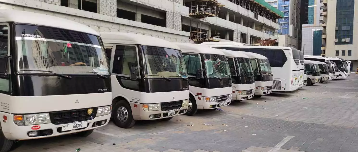 Online Rates 24 Seater Bus Rental Sharjah | Affordable Coaster