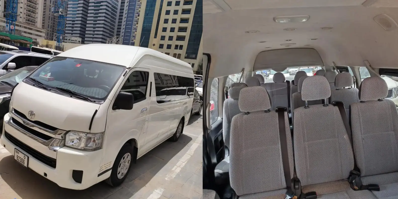 vans rental dubai