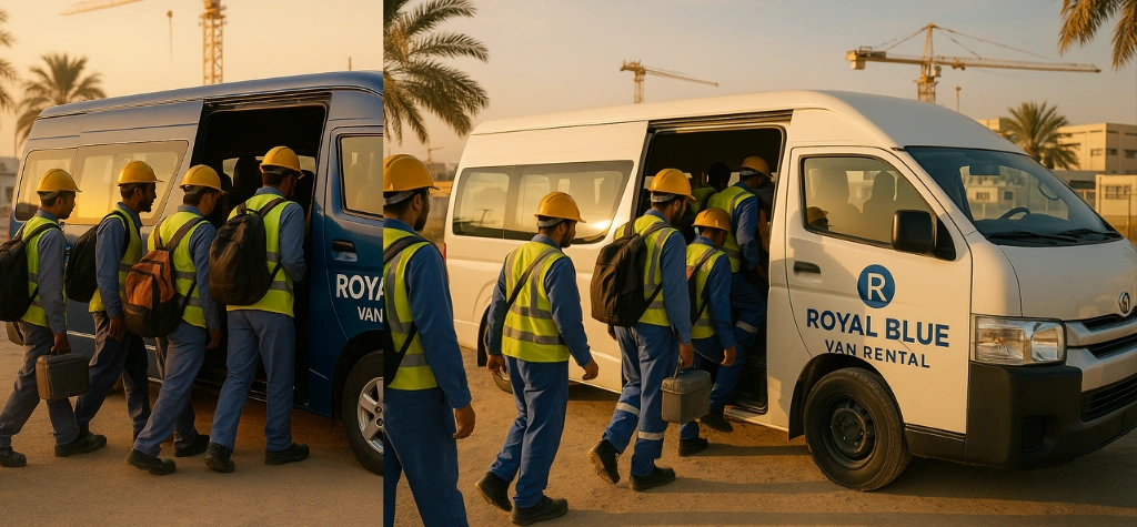 staff van transport dubai sharjah